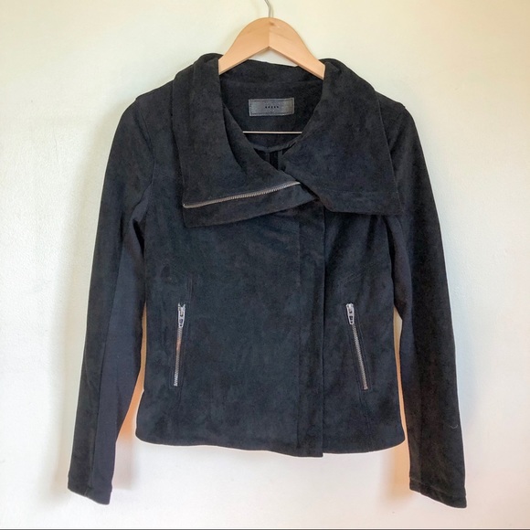 Blank NYC Jackets & Blazers - blank nyc | black legendary jacket zippered jacket small